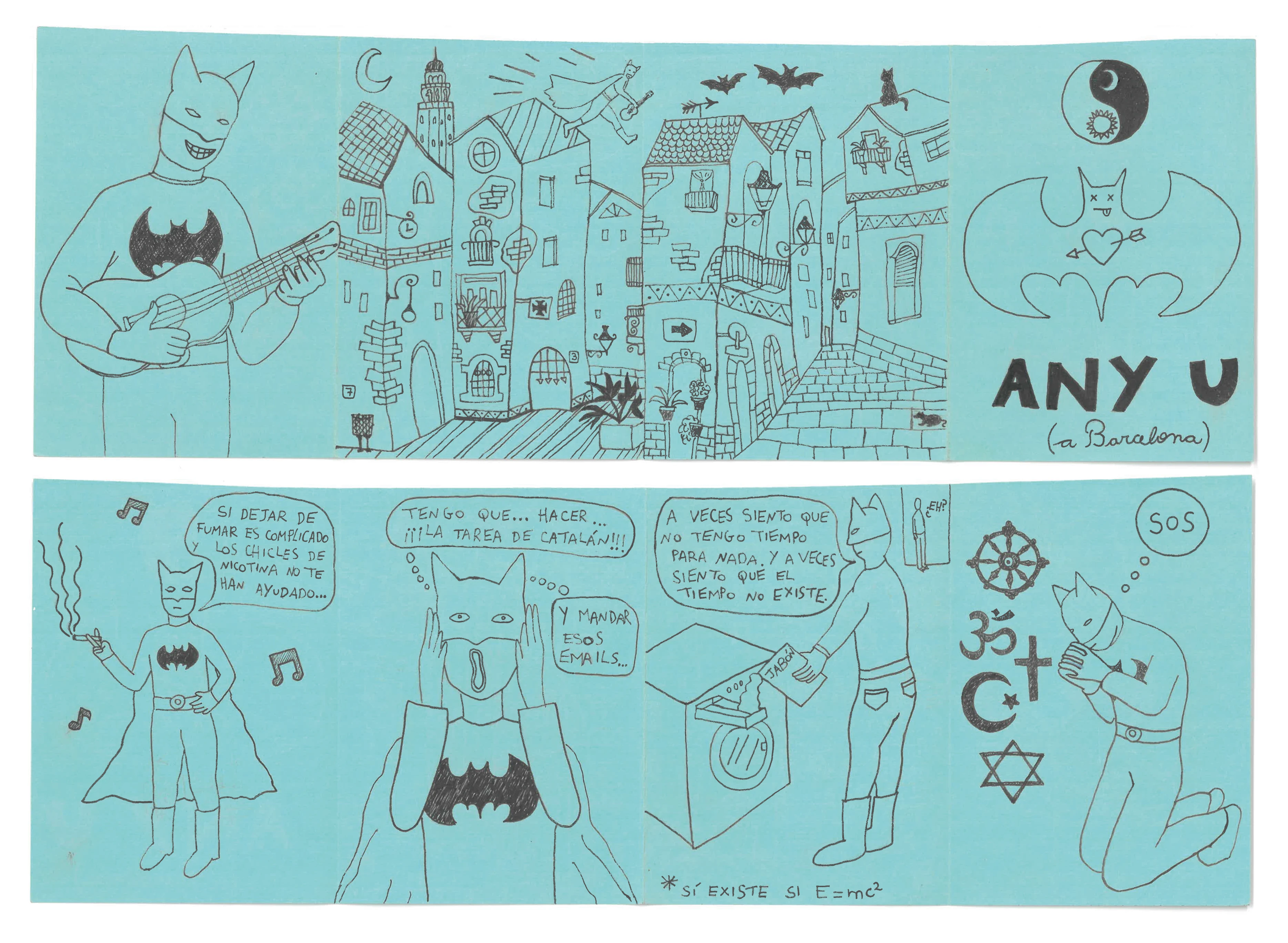 Batman fan comic about moving to Barcelona