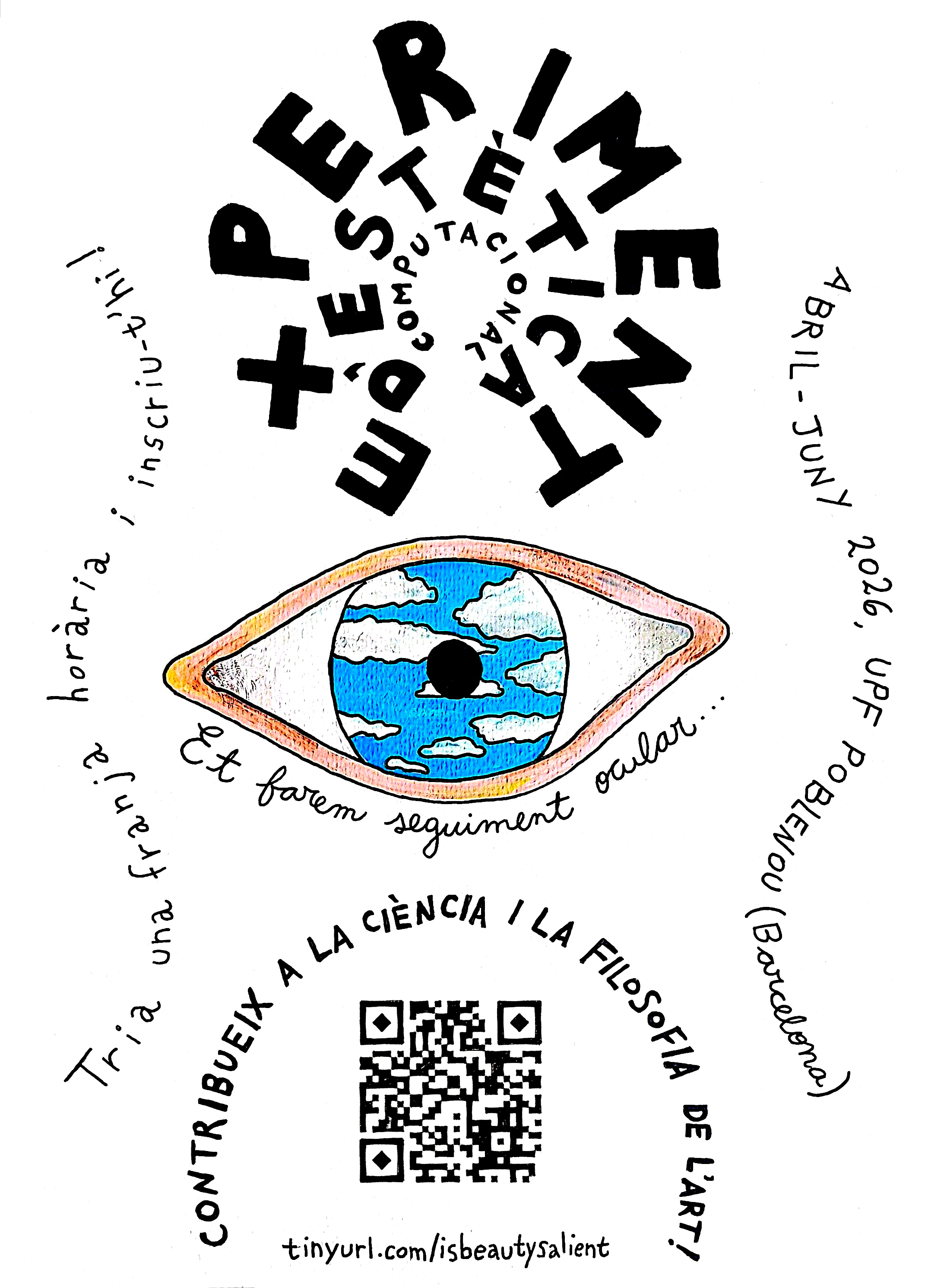 Flyer to recruit volunteers for an experiment